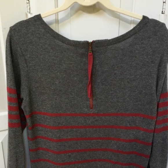 Hatley Gray & Red Striped Knit Dress - Picture 16 of 16